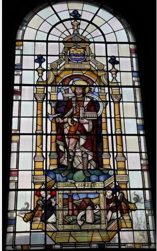 St Magnus, glassmaleri fra kirken St Magnus the Martyr Church i London