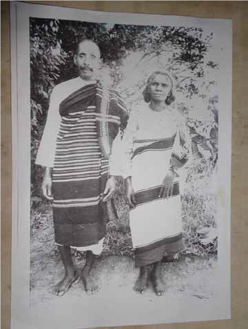 Foto av Lucian Botovasoas foreldre, Behandry Joseph (f. 1892) og Neviasoa Philomène (f. 1890)