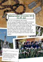 Plakat milit&#230;rvalfart Lourdes 2011