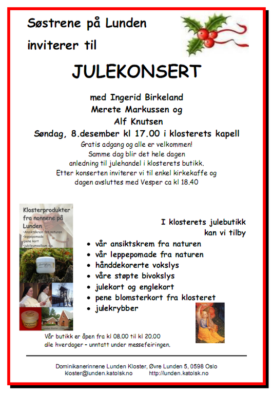 Julekonsert Lunden