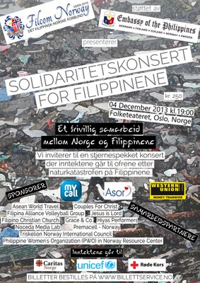 Solidaritetskonsert Filippinene