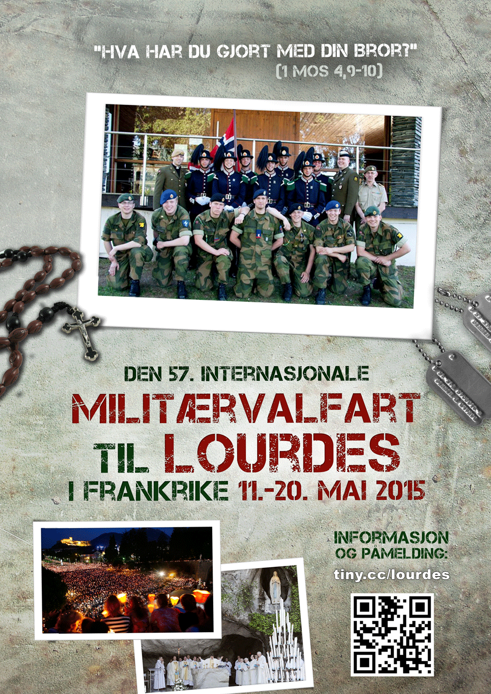 Plakat militærvalfart 2015