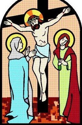 Jesus på korset clipart.jpg