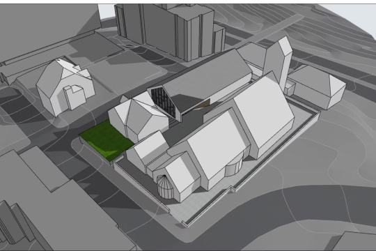 Byggeplaner for nytt menighetshus i Stavanger