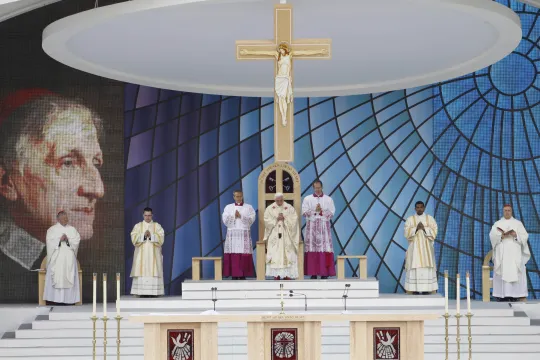 Pave Benedikt XVI under saligkåringen av John Henry Newman