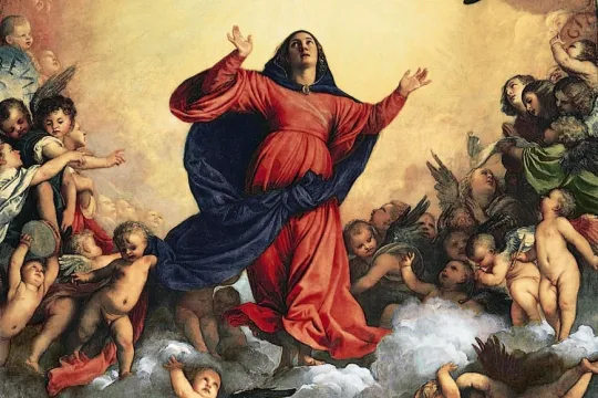 Tizians maleri av Marias opptagelse i himmelen
