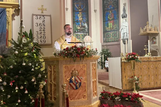 Fredrik Hansen i St. Olav domkirke julenatt 2025