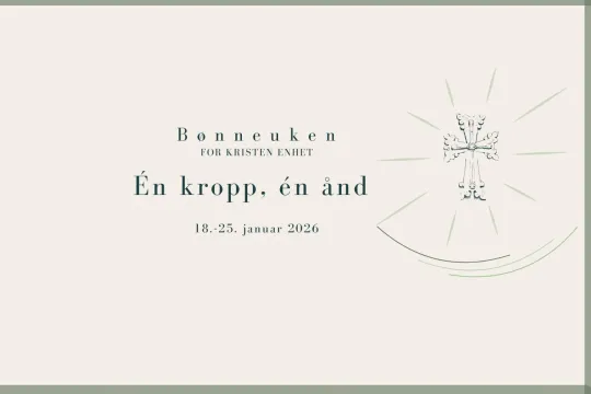 Logo for Bønneuken for kristen enhet 2026