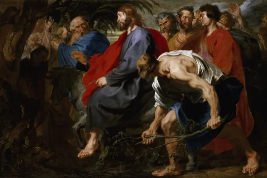 «Kristi inntog i Jerusalem» av Anthony van Dyck