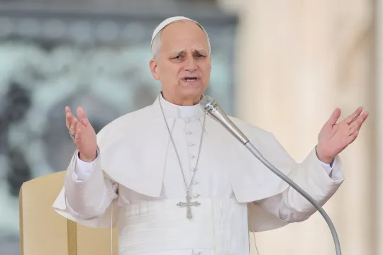 Pave Leo XIV holder generalaudiens på Petersplassen
