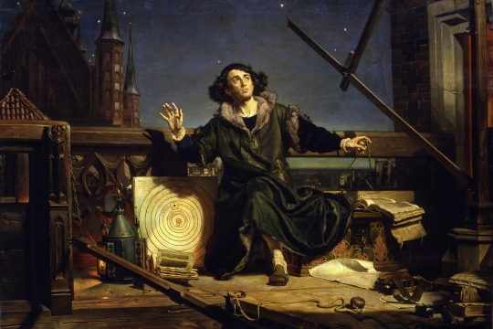 «Astronomen Kopernikus: Samtale med Gud» av Jan Matejko