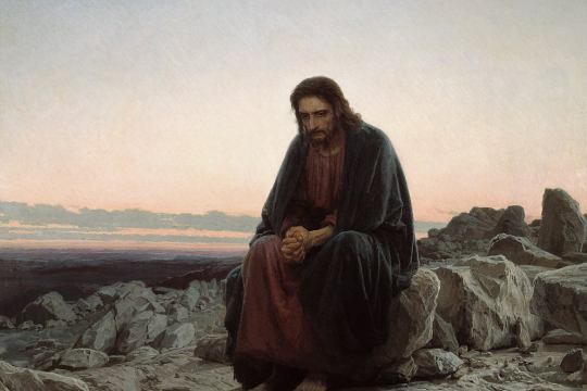 «Kristus i ørkenen», 1872, Ivan Nikolajevitsj Kramskoj