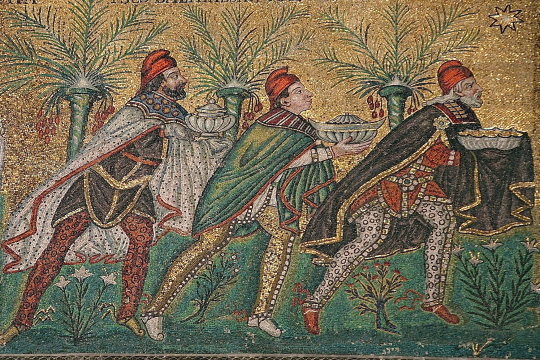 Mosaikk av Kaspar, Melkior og Baltasar