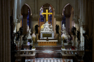 Alteret i Notre-Dame de Paris-katedralen.