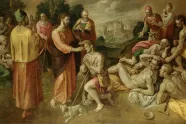 "Christ healing the Sick" Chrispijn van den Broeck 1577 