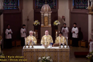 Biskop Bernt Eidsvig feirer kyndelsmesse i St. Olav domkirke 2. februar 2025. 