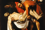Caravaggios maleri av Nikodemus som legger Jesu legeme i graven