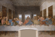 Da Vincis maleri av Jesu siste måltid med apostlene
