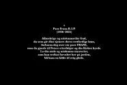 Bønn for pave Frans. 