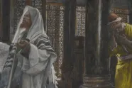 James Tissots maleri av fariseeren og tolleren