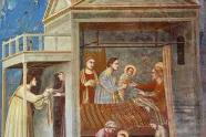 Giottos freske av Jomfru marias fødsel