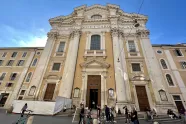 San Carlo al Corso-kirkens fasade. Roma.  