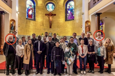 Norske Missio-representanter på konferanse i Roma. 