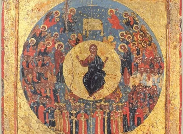 Ikon av Kristus som dømmer alle folkeslag