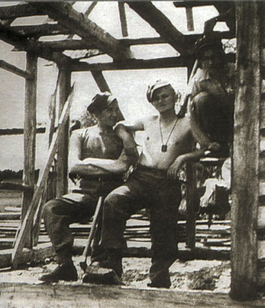 En ung Karol Wojtyla som fabrikkarbeider