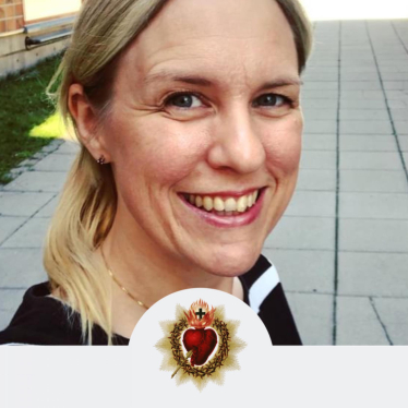 Profilbilde til Ragnhild Helena Aadland Høen med Jesu hjerte