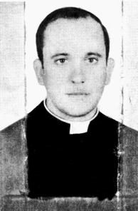 Gammelt bilde av Jorge Mario Bergoglio som ung prest