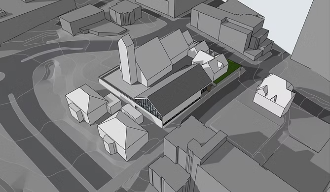 Byggeplaner for nytt menighetshus i Stavanger
