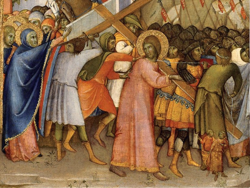 Andrea di Bartolos maleri av Jesus som bærer sitt kors
