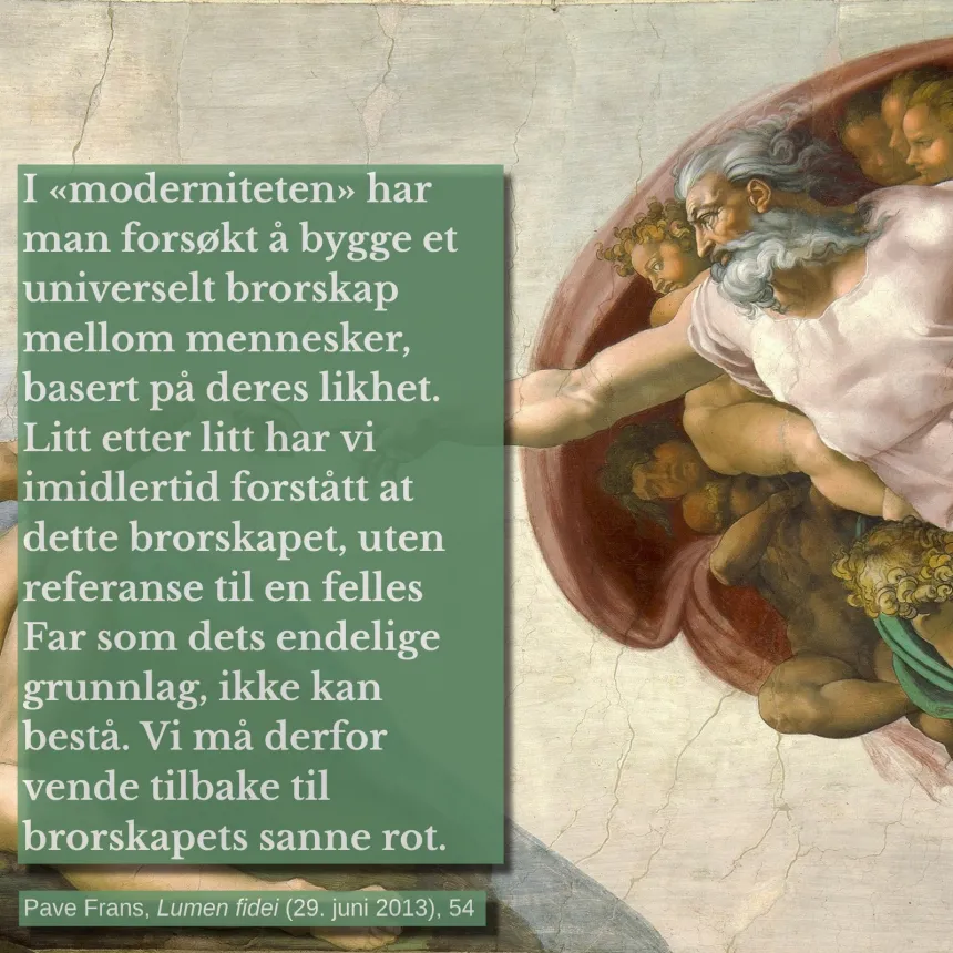 Pave Frans-sitat fredag 21. mars