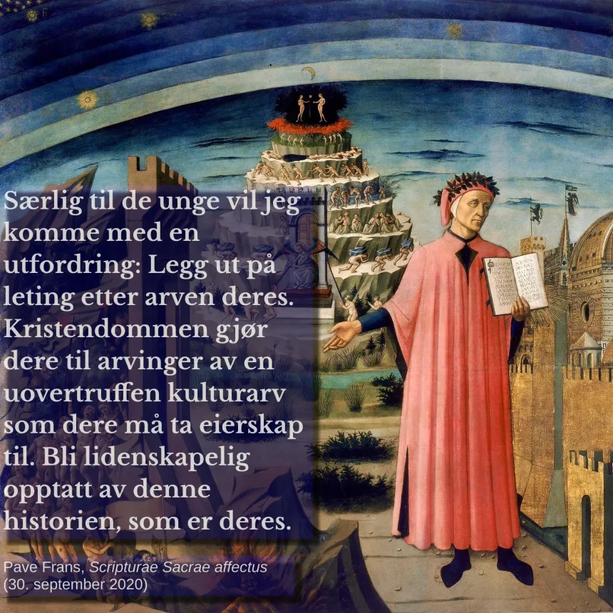 Pave Frans-sitat lørdag 12. april 2025