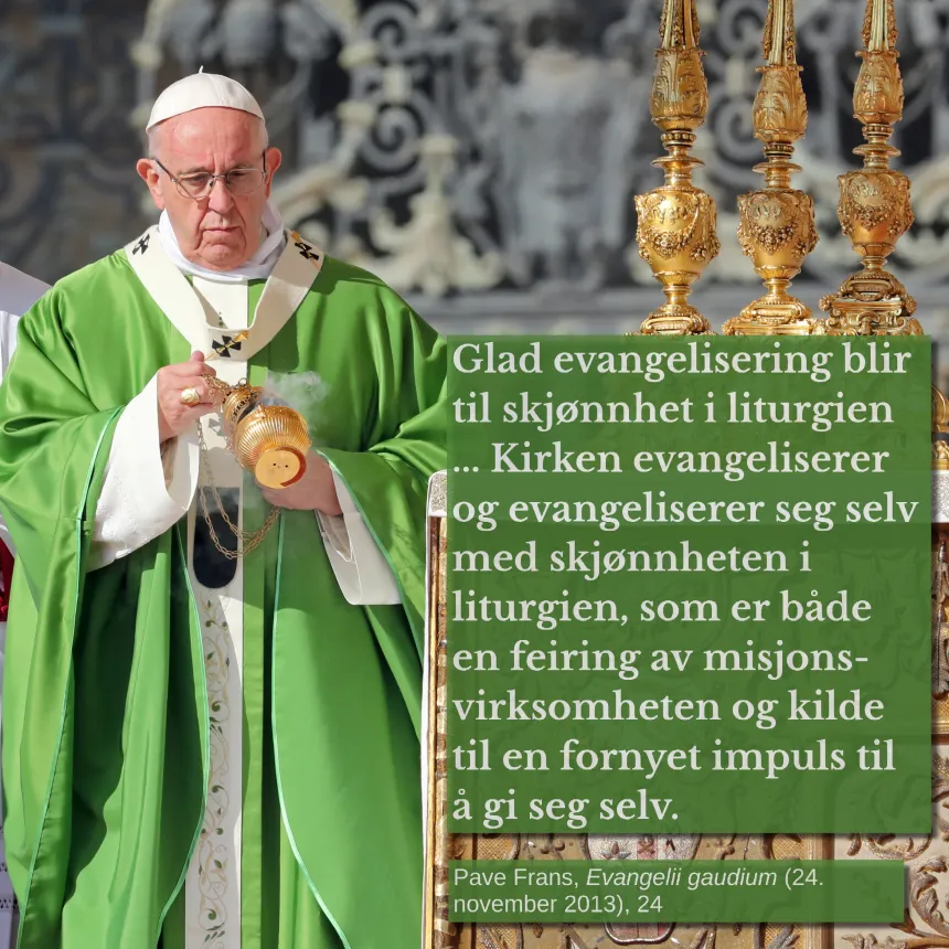 Pave Frans-sitat lørdag 15. mars 2025