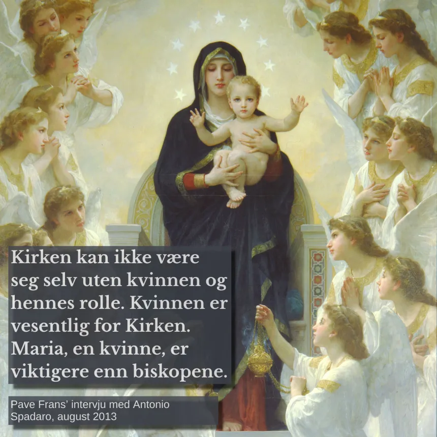 Pave Frans-sitat lørdag 8. mars 2025