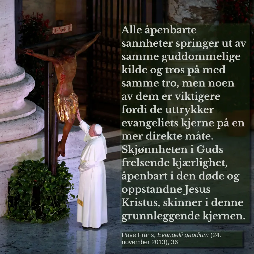 Pave Frans-sitat mandag 17. mars 2025