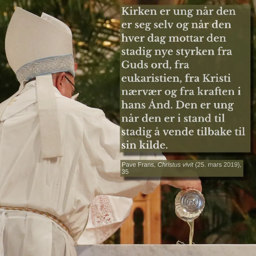 Pave Frans-sitat mandag 7. april 2025