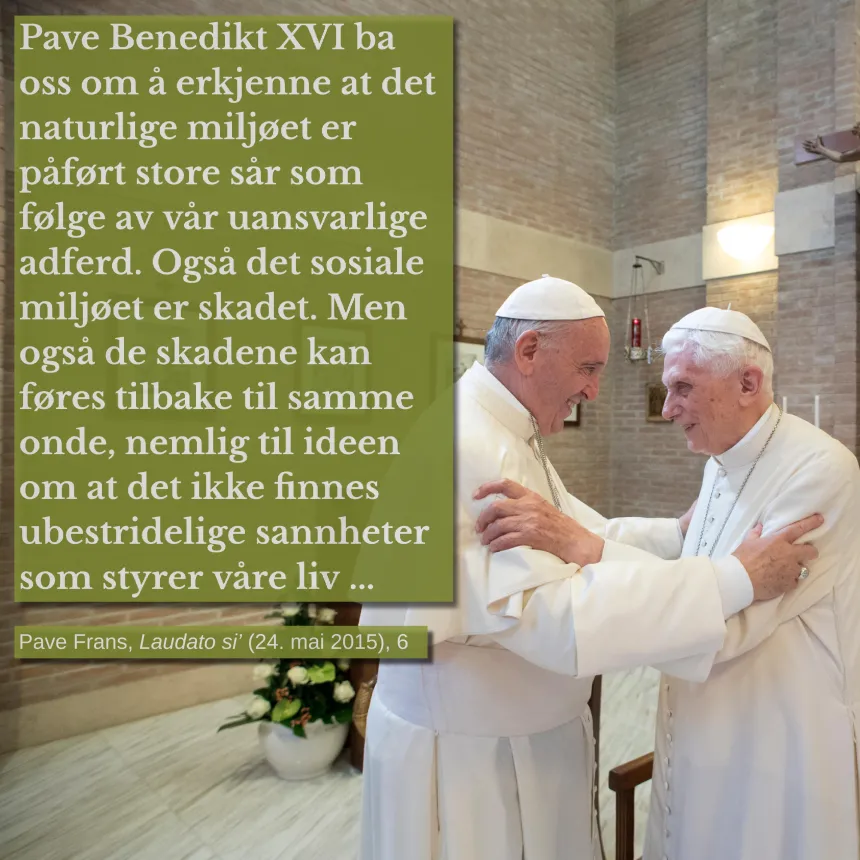 Pave Frans-sitat torsdag 27. mars 2025