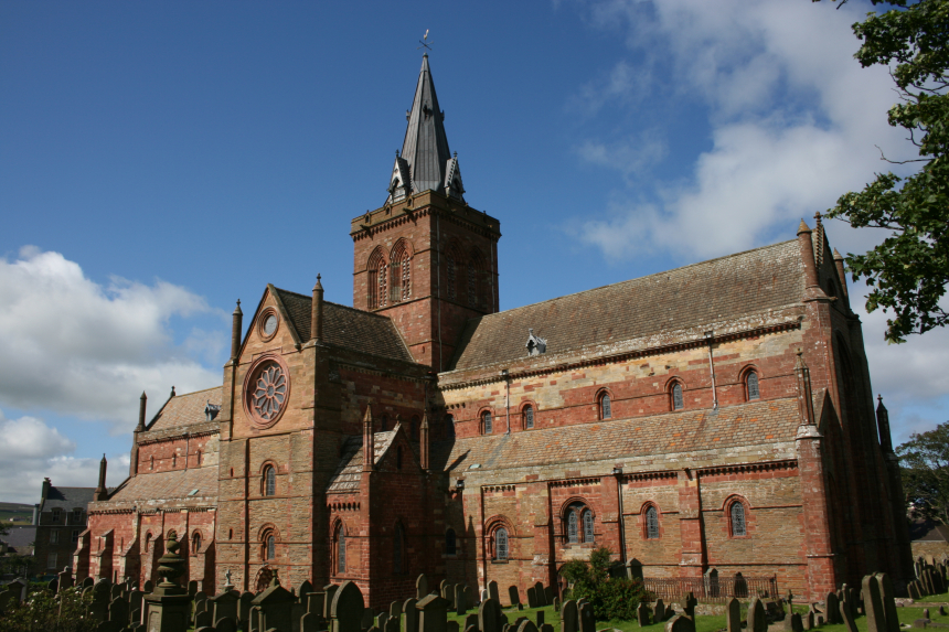 St. Magnuskatedralen på Orknøyene