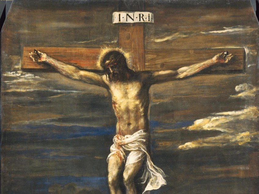 Tizians maleri av Jesus på korset
