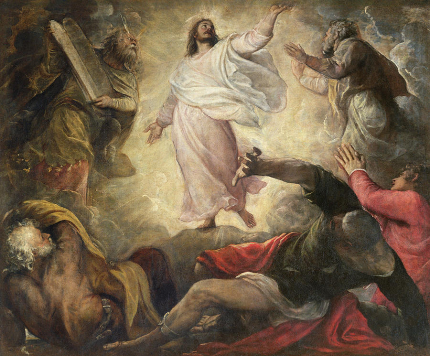 Tizians maleri av Jesu forklarelse på berget
