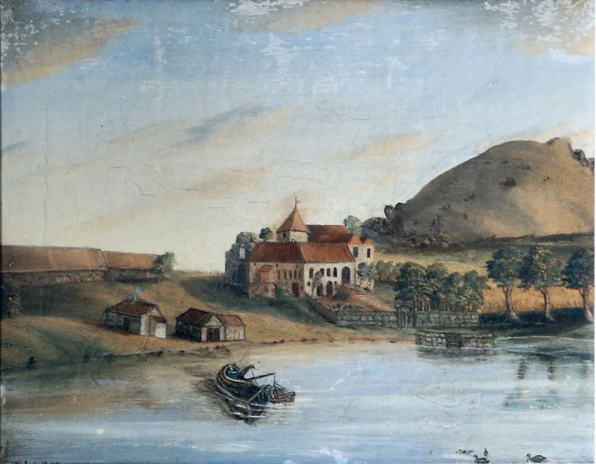 Frode Inge Hellands maleri av Utstein kloster