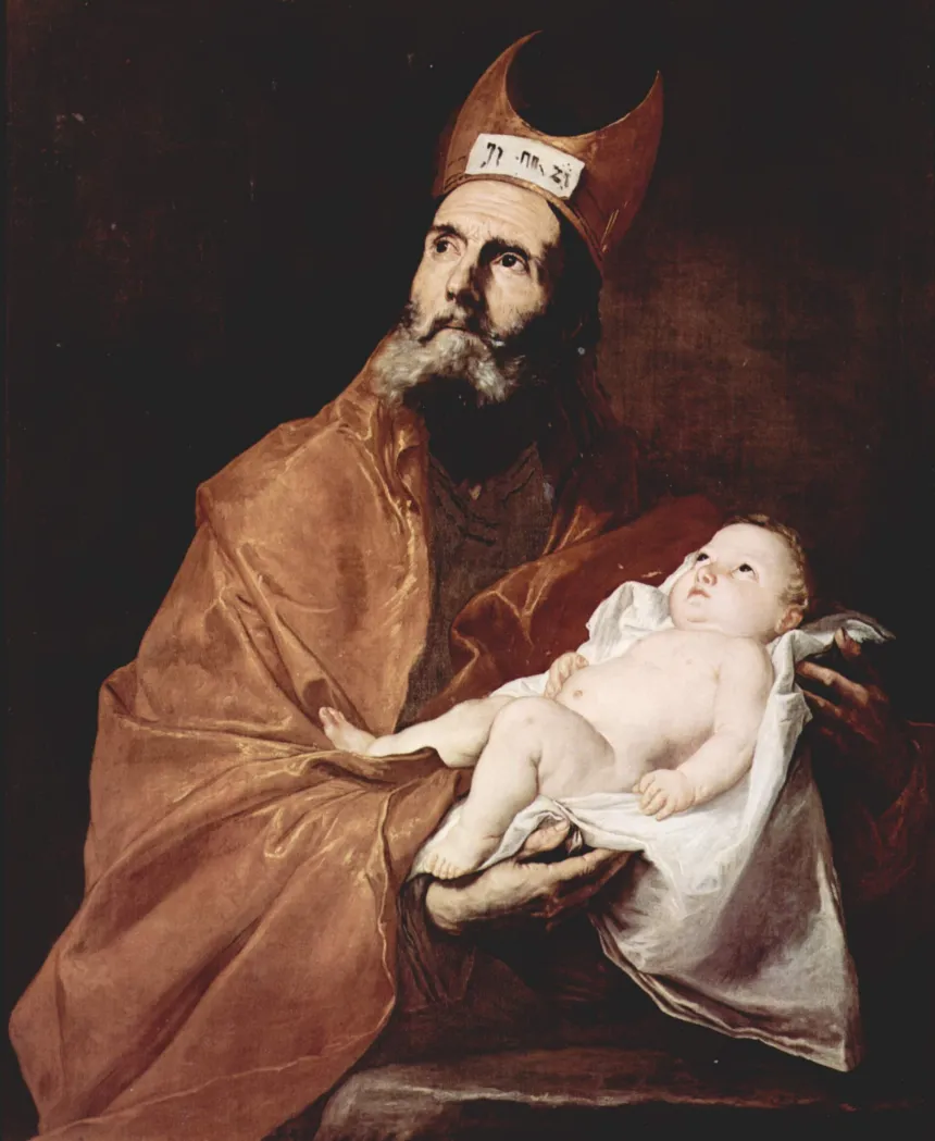Jusepe de Riberas maleri av Simeon med Jesusbarnet