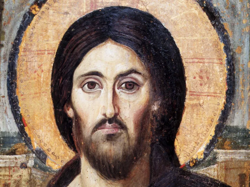 Ikon av Kristus fra Katarinaklosteret ved Sinaifjellet