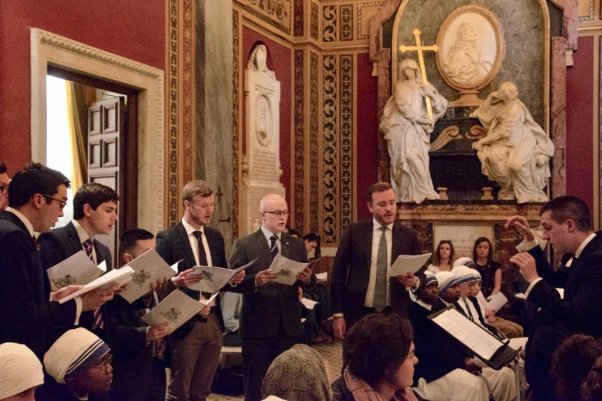 Kor ved Det engelske kollegiet i Roma
