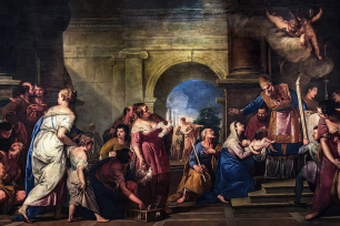 VIET TIL GUD: "Presentation of Jesus in the Temple" av Gregorio Lazzarini  (1657–1730)