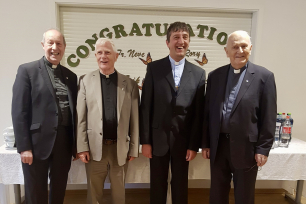 Maristpatrene samlet til fest på Jessheim i 2019. 