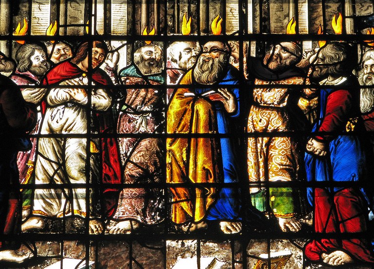 Apostles on Pentecost day